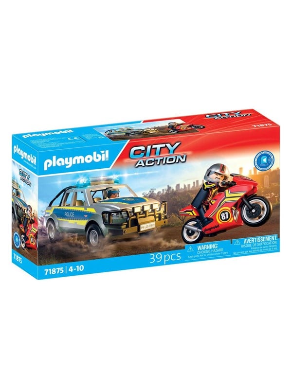 Playmobil City Action - City Action Chase with Police Pickup Ser