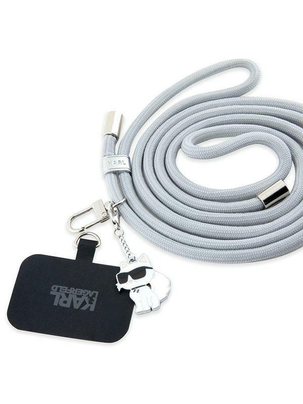 Karl Lagerfeld strap KLUCNMSCKIG grey Universal Crossbody Cord Ikonik