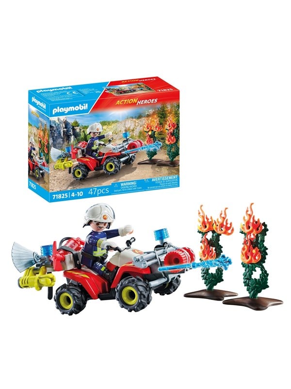 Playmobil Action - Action Heroes Fire Department Quad - 71825