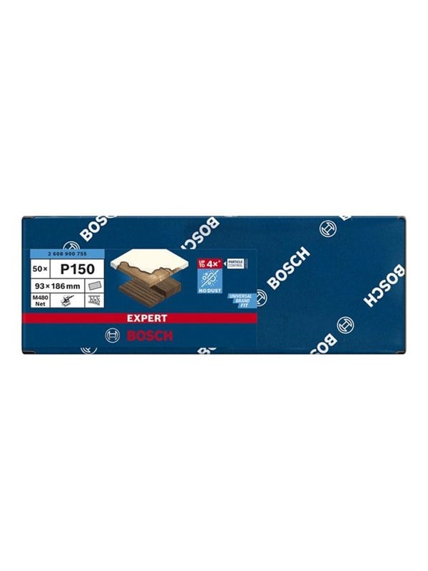 Bosch Expert M480 Sanding Sheets P150 50pcs