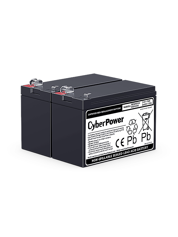 CyberPower RBP0146 - Replacement Battery Pack | 24V | 2x 12V/7Ah