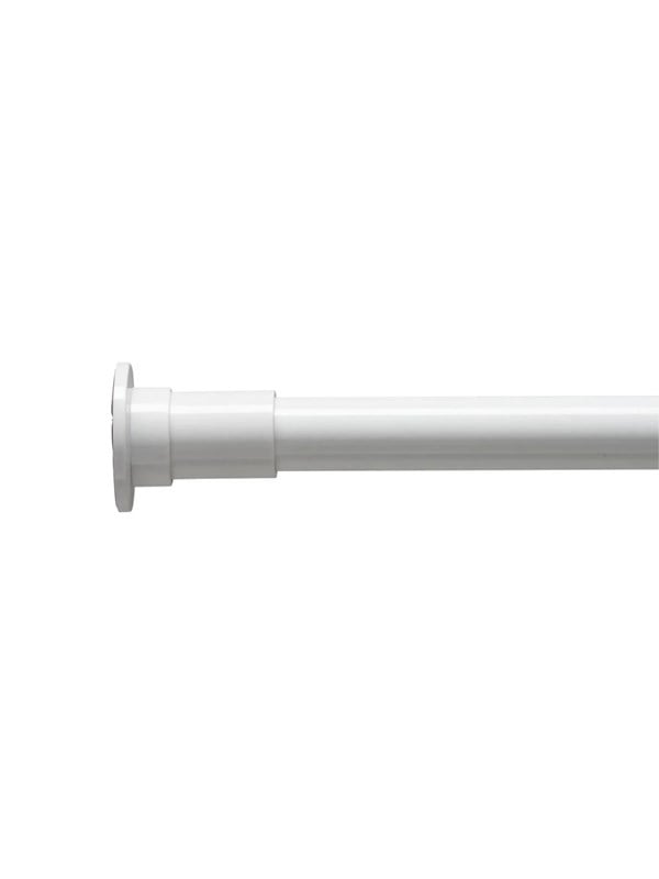 Croydex Self-Supporting Curtain Rod White - max 120 cm