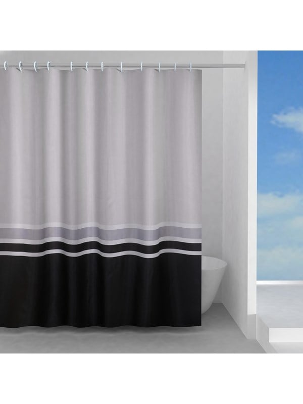 Hefe Elegance badeforhæng, 180x200 cm, mønster