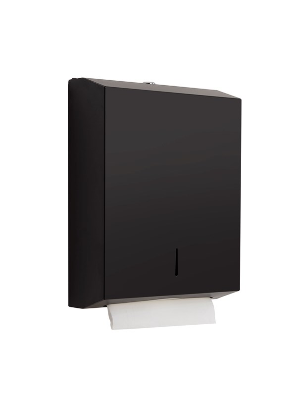Gedy Wall-Mounted Paper Dispenser - Matte Black