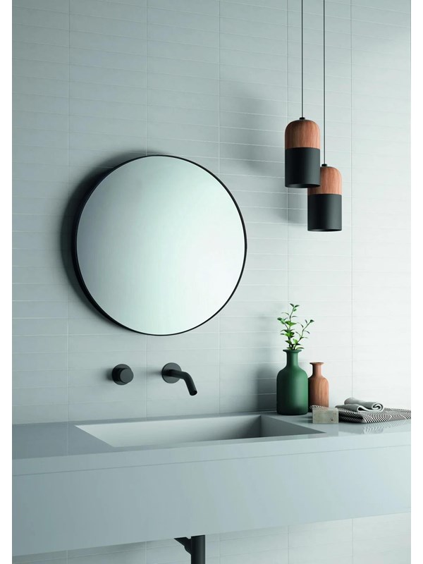 Gedy Mirror - Round - Black frame