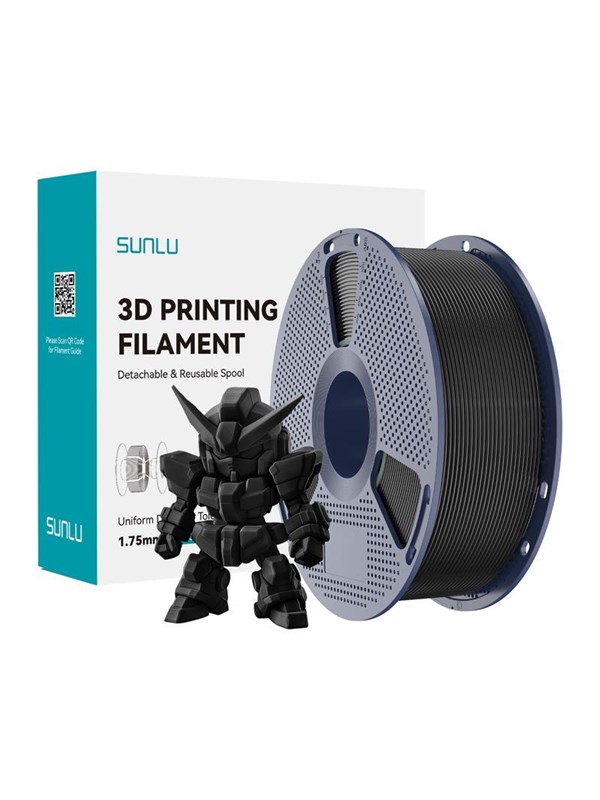 Sunlu PLA+ 2.0 Filament - Black