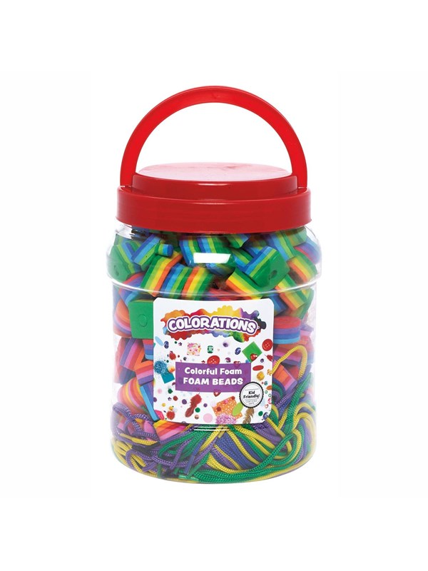 Colorations - Foam Beads Set - 200pcs.