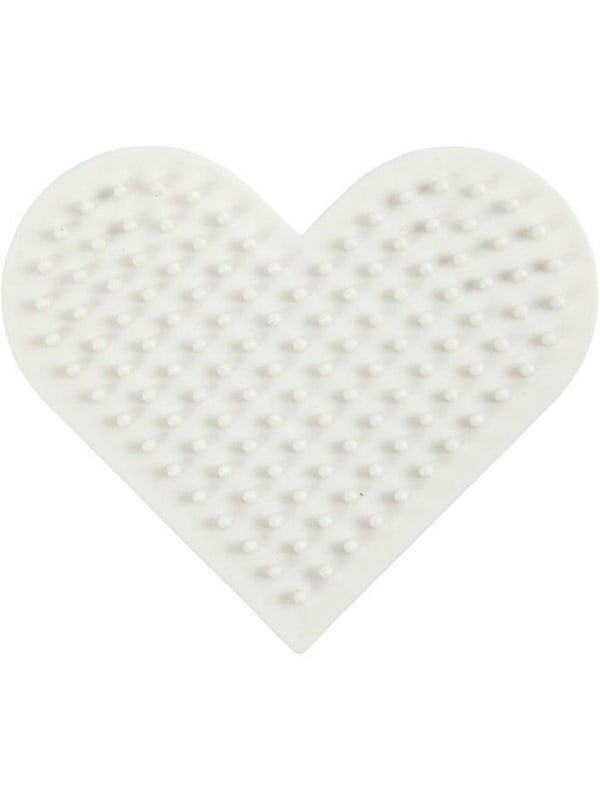 NABBI BioBeads Perleplade, lille hjerte, str. 7x8,5 cm, medium, 1 stk.