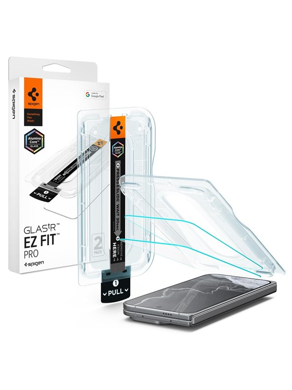 Spigen Glass tR EZ Fit Pro 2 Pack - Google Pixel 11 Pro Fold