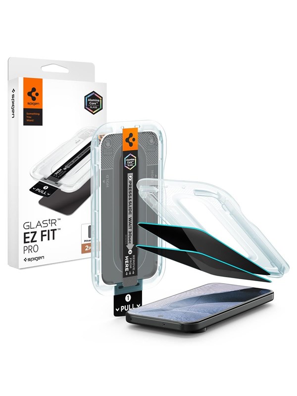 SZKLO PRYWATYZUJACE SPIGEN GLAS.TR EZ FIT PRO AC 2-PACK GOOGLE PIXEL 10 / 11 PRIVACY