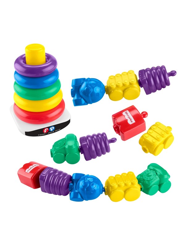 Fisher Price Stacking Tower and Click Beads