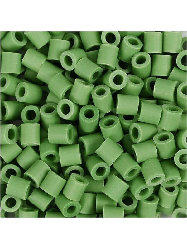 NABBI BioBeads Rørperler, str. 5x5 mm, hulstr. 2.5 mm, medium, grøn, 3000 stk./ 1 pk.