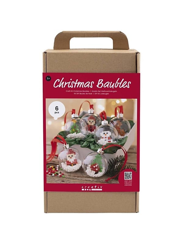 Creativ Company Hobby set: Making Christmas balls with beads billede