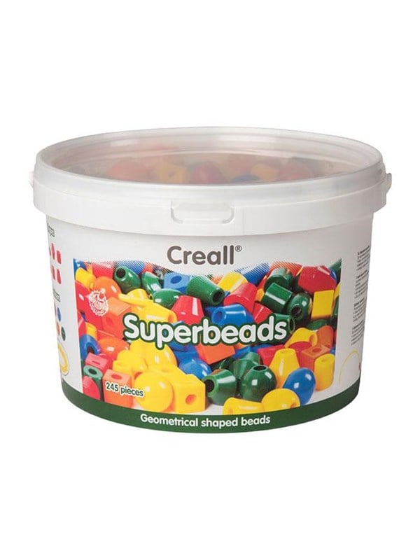 Creall Super Beads 7 Shapes 5 Colors - 245 pcs.