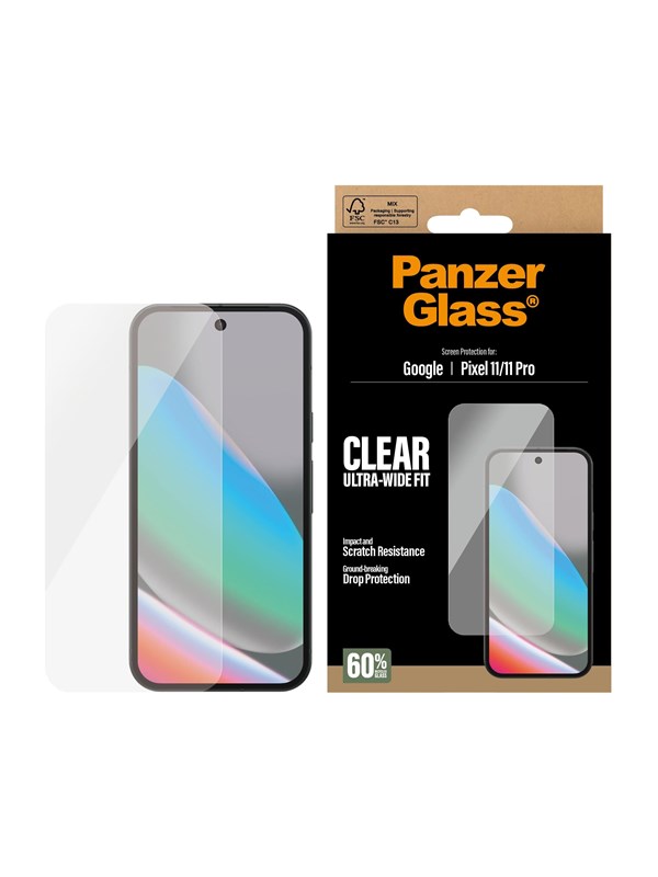PanzerGlass Screen Protector Google Pixel 11 | 11 Pro | Ultra-Wide Fit