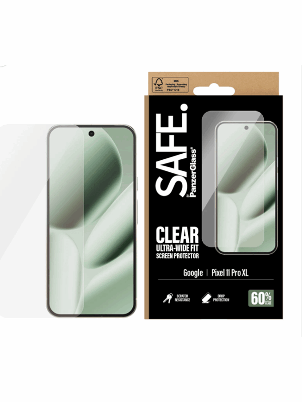 SAFE by PanzerGlass Screen Protector Google Pixel 11 Pro XL | Ultra-Wide Fit