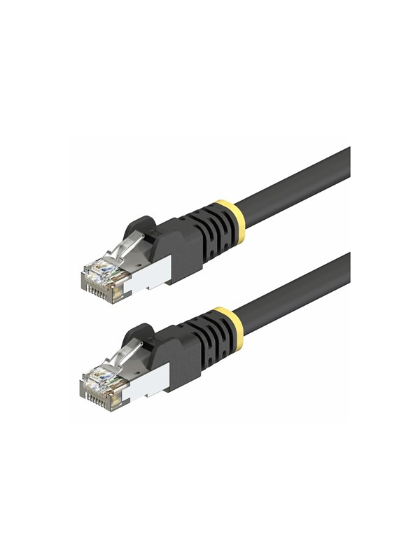 StarTech.com Startech patch cable - 3 m - black - Sort