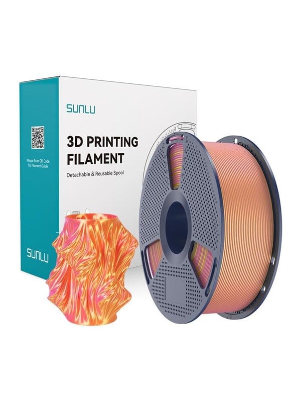Sunlu PLA+ Silk Dual Color Filament (Pink and Gold)