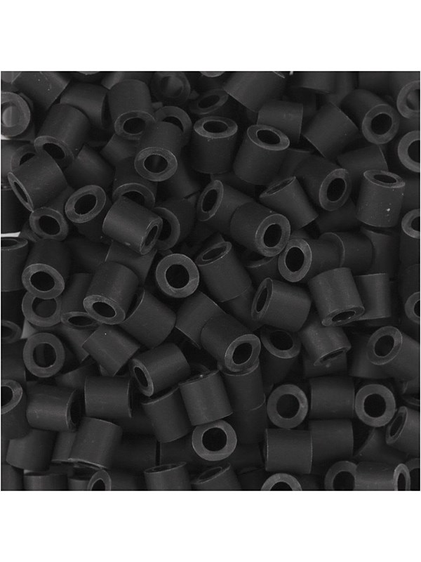 NABBI BioBeads Rørperler, str. 5x5 mm, hulstr. 2.5 mm, medium, sort, 3000 stk./ 1 pk.