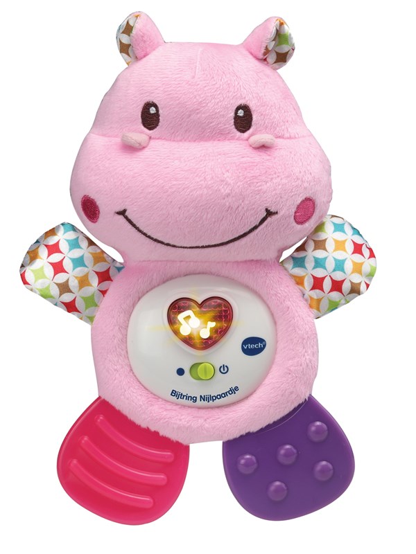 VTech Teething Ring Hippopotamus Pink
