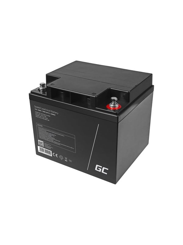Batteri 12 V 40 Ah - Green Cell AGM22 VRLA (lukket blysyre)