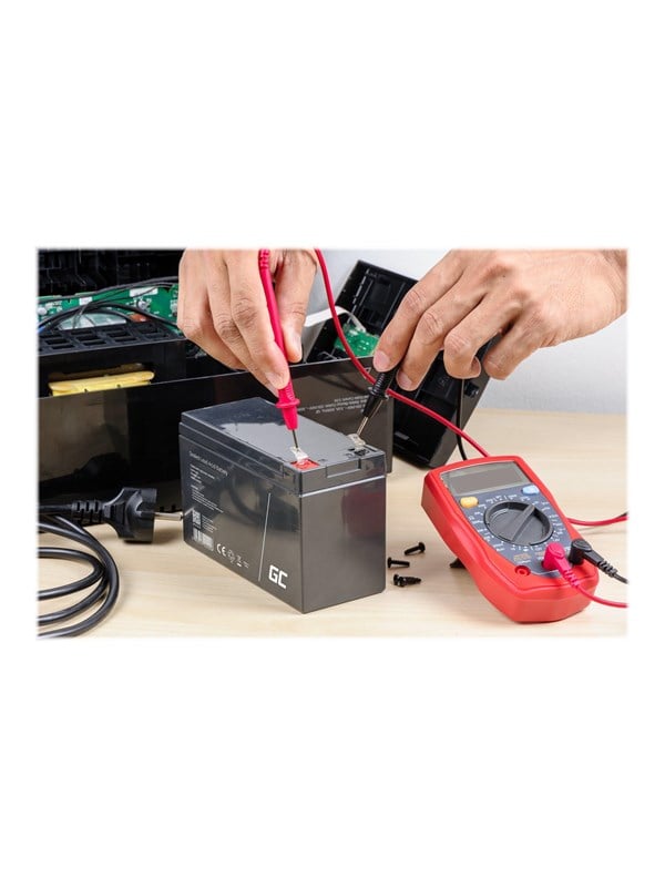 Batteri 12 V 4,5 Ah - Green Cell AGM44, forseglet blysyre (VRLA)