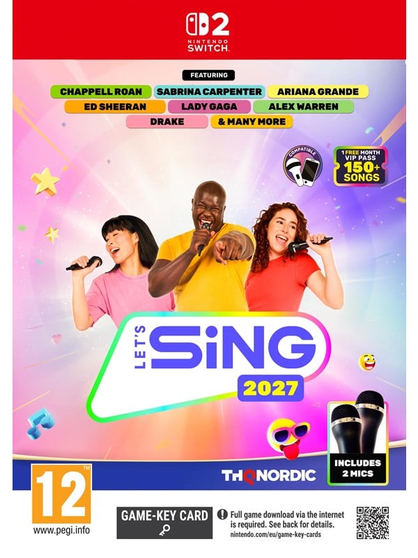 Let's Sing 2027 - 2 Mic Bundle - Nintendo Switch 2 - Nintendo Switch 2 - Fest