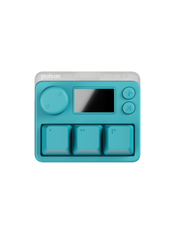 Pulsar [LAB] XPAD Mini - Turquoise - Gaming Tastatur - Uden Numpad - Universal - Blå