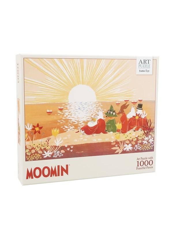 Mumi Art Puslespil - 1000 brikker - Rød - - Andet Bog - Barbo Toys - 2021 - Dansk - Booktok.dk