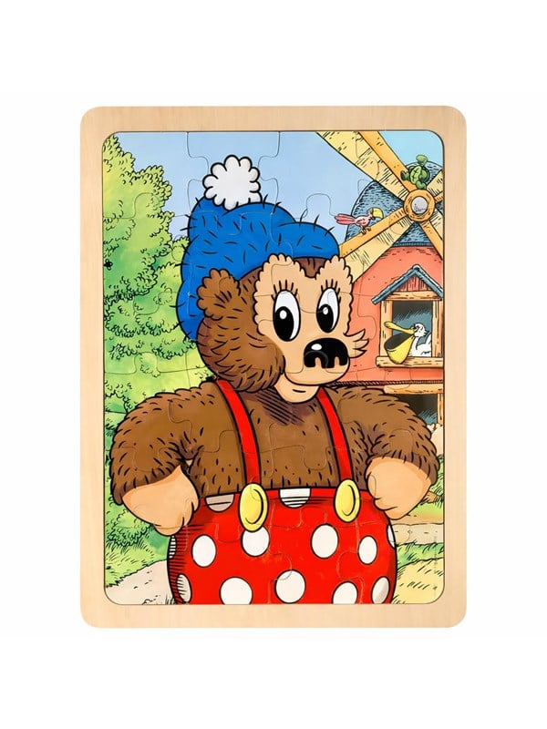 Rasmus Klump - Træpuslespil - Aflangt - - Andet Bog - Barbo Toys - 2020 - Dansk - Booktok.dk