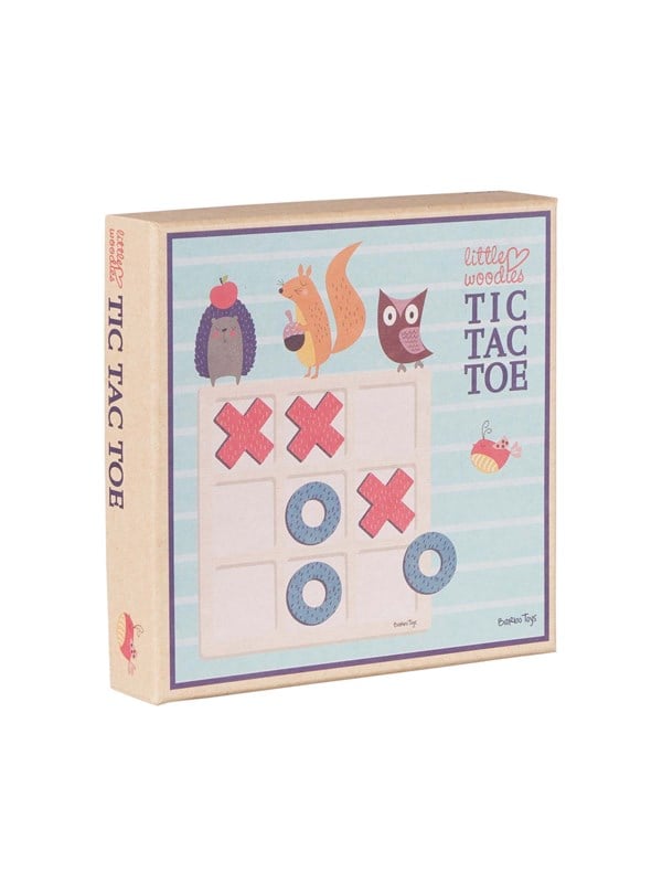 Little Woodies - Tic Tac Toe (Kryds og Bolle) - - Andet Bog - Barbo Toys - 2021 - Dansk - Booktok.dk