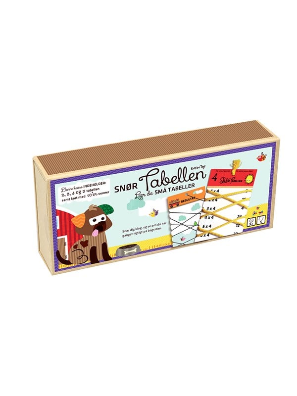 Wacky Wonders - Snør Tabellen - Multiplikation 2-5 - - Andet Bog - Barbo Toys - 2020 - Dansk - Booktok.dk