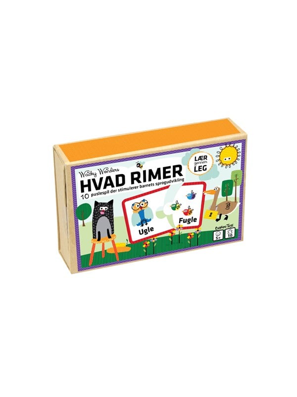 Wacky Wonders - Hvad rimer - Puslespil - Wacky Wonders - Rime Puslespil - - Andet Bog - Barbo Toys - 2023 - Dansk - Booktok.dk