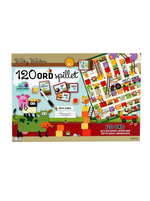 Wacky Wonders - 120 Ord Brætspil (DK)