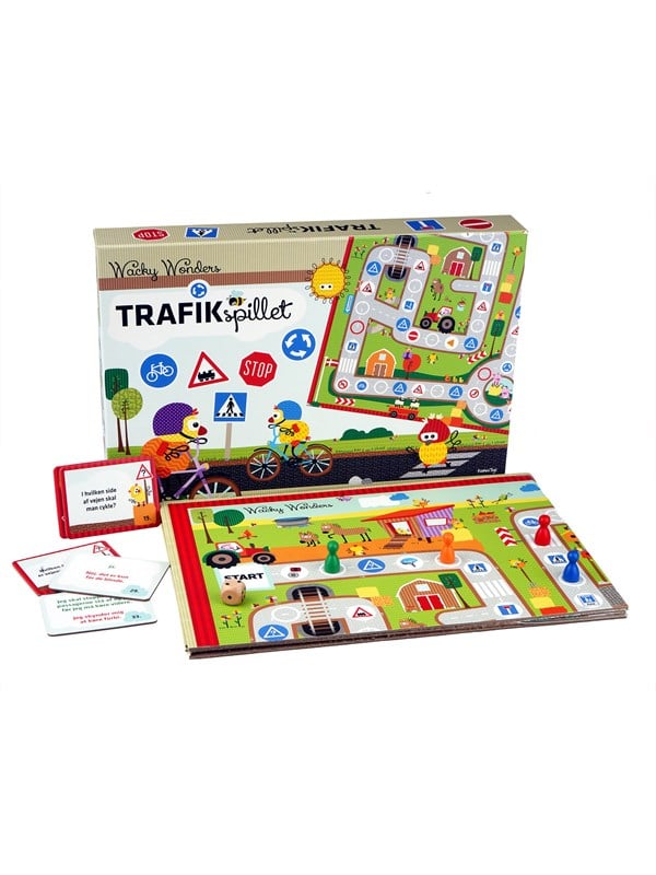 Wacky Wonders - Trafikspillet - - Andet Bog - Barbo Toys - 2021 - Dansk - Booktok.dk