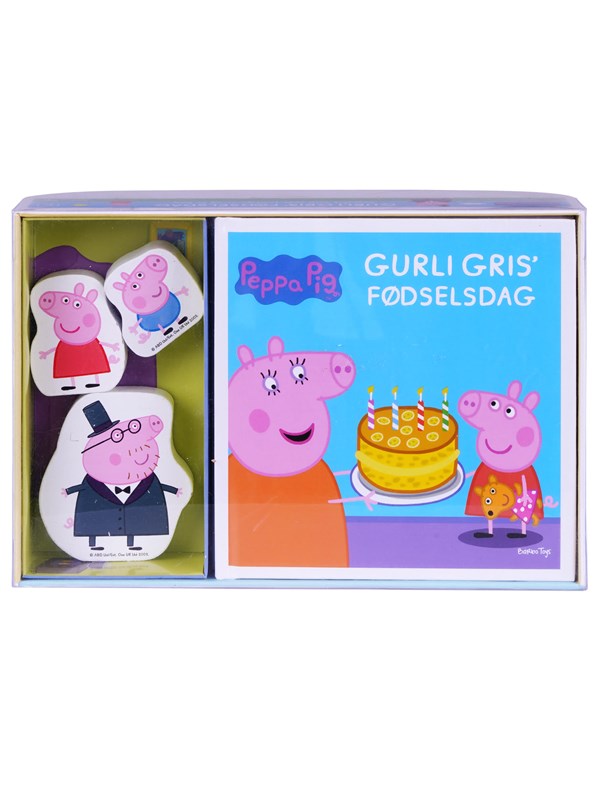 Gurli Gris - Holder Fødselsdag - Bog med Træfigurer - - Andet Bog - Barbo Toys - 2020 - Dansk - Booktok.dk