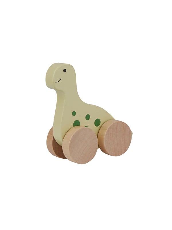 Barbo Wood - Trædyr på hjul - Dino - - Andet Bog - Barbo Toys - 2020 - Dansk - Booktok.dk