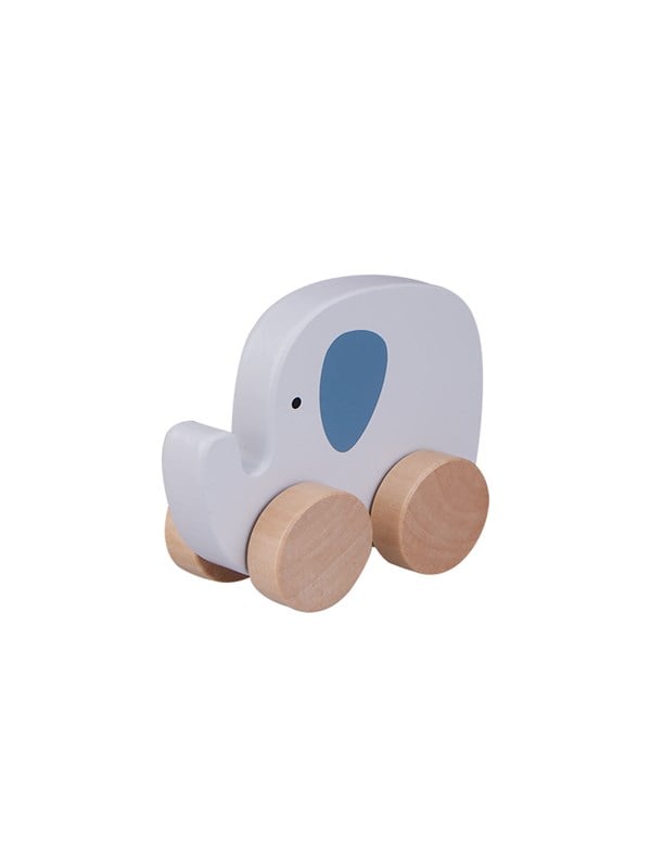 Barbo Wood - Trædyr på hjul - Elefant - - Andet Bog - Barbo Toys - 2020 - Dansk - Booktok.dk