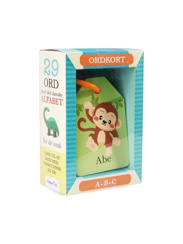 Ordkort - Alfabetet - ABC - Flash Cards - - Andet Bog - Barbo Toys - 2024 - Dansk - Booktok.dk