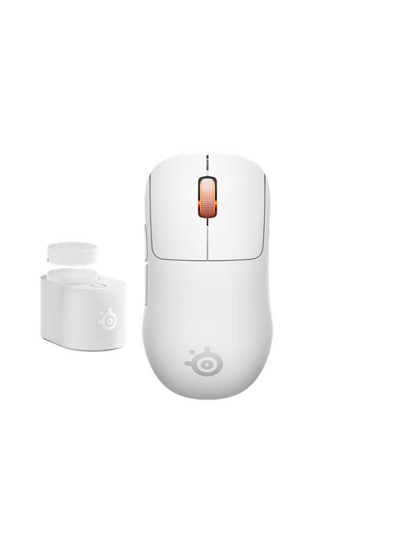SteelSeries Sensei Pro Mini Wireless - Gaming Mus - Optisk - Hvid