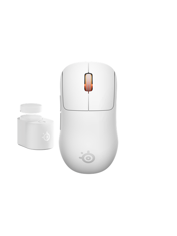 SteelSeries Sensei Pro Wireless - Gaming Mus - Optisk - Hvid