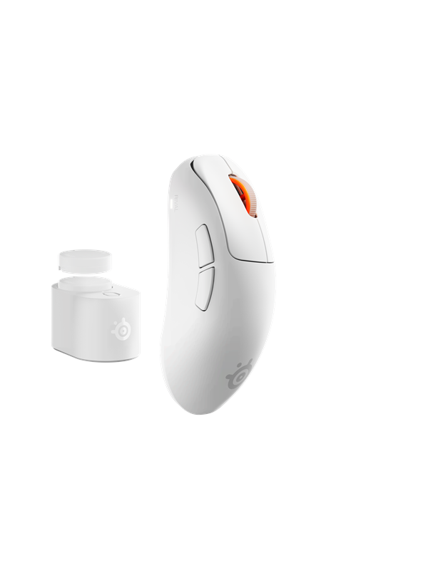 SteelSeries Rival Pro Mini Wireless - Gaming Mus - Optisk - Hvid