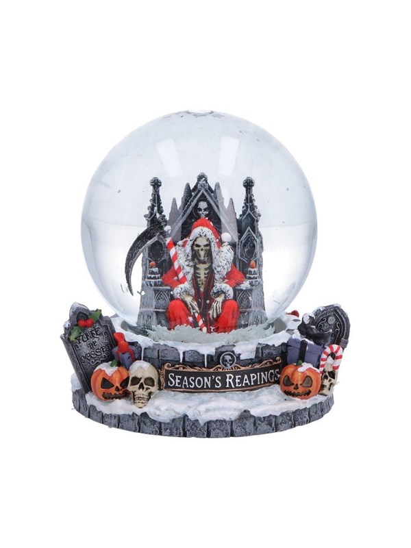 Nemesis Now - Nemesis - Silent Nightmares - Seasons Reaping Snow Globe
