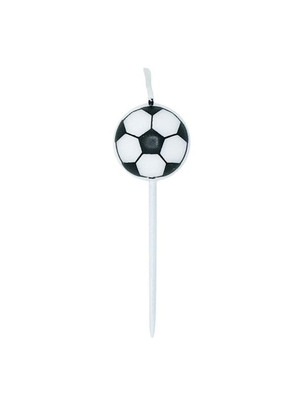 Globos Cake candles 2.4cm Football - 5 pcs.