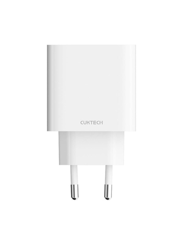 CUKTECH A19 30W USB-A + USB-C Wall Charger - White