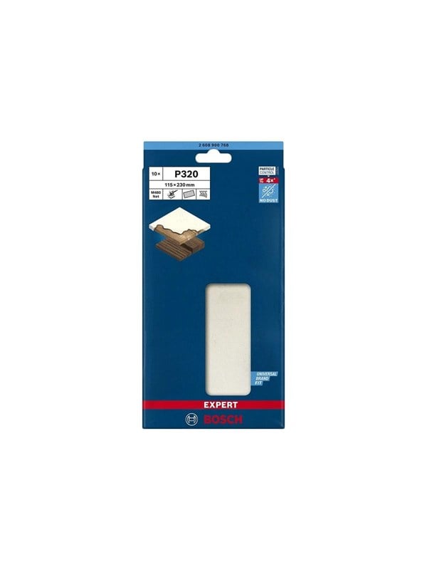 Bosch Expert M480 Net Sanding Sheets P320 10pcs