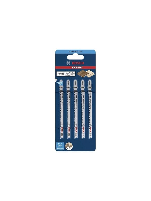 Bosch Expert Wood 2-side clean T308 BO Jig Saw Blades 25pcs