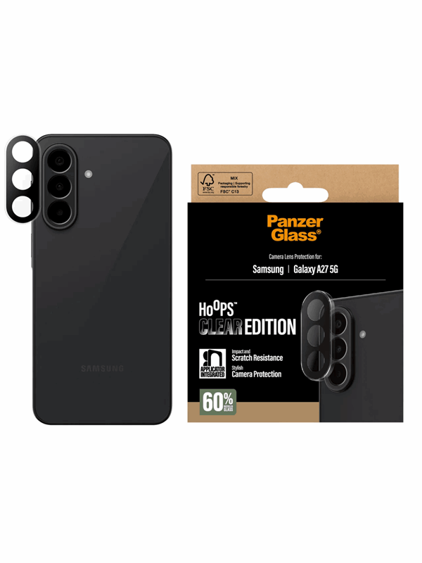 PanzerGlass ® Hoops® Camera Lens Protector Transparent Samsung Galaxy A27