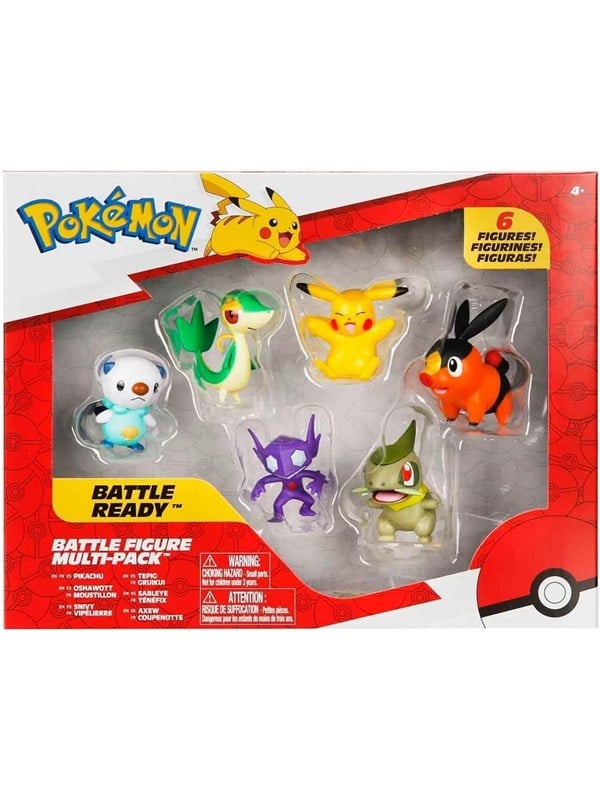 Pokémon Battle Figure Multi-Pack 6 Figurer Legetøj - GEEKD.dk