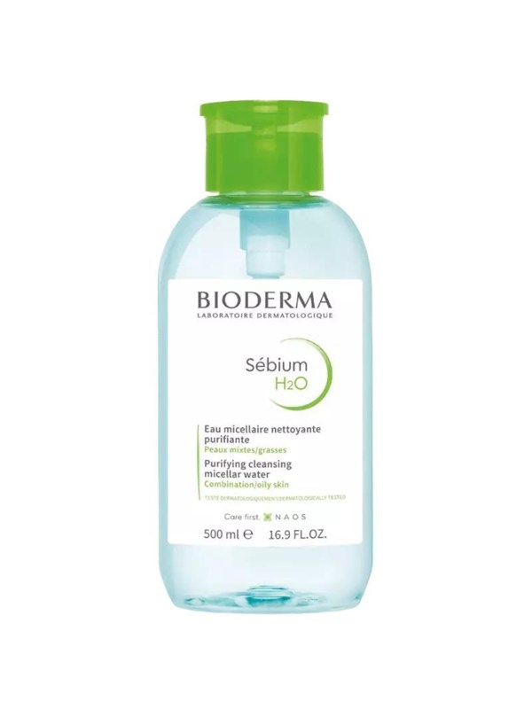 Bioderma Sébium H20 Micellar Water W. Pump 500 ml (Limited Edition)